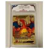 Pokï¿½mon Gold Custom Charizard Card