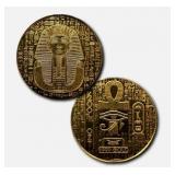 Gold Egyptian King Tut Coin