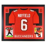 Autographed Baker Mayfield Custom Framed Jersey