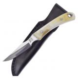 Hen & Rooster Ox Horn Fied Blade Knife