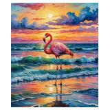Flamingo at Sunset Surf LTD EDT Studio Van Gogh
