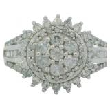 10kt Gold Round Brilliant 1.00 ct Diamond Ring