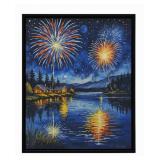 Reflection Celebration Framed Canvas Van Gogh LTD