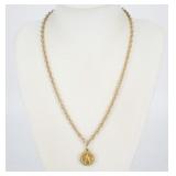 Celine Eiffel Tower Arc de Triomphe Necklace