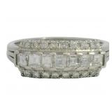 Platinum 0.74 ct Natural VS Diamond Ring