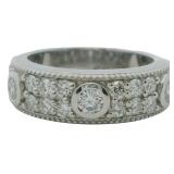 Brilliant 1.62 ct Diamond Designer Ring