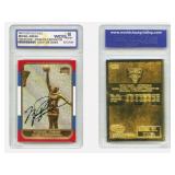 23K Gold Michael Jordan Fleer Rookie Card