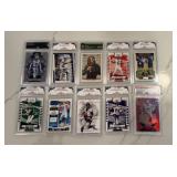 Random Football Graded Card Lot