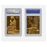 23K Gold Rookie Kobe Bryant Card