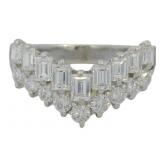 Platinum 1.02 ct Natural VS Brilliant Diamond Ring