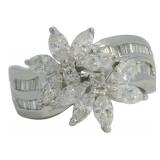 Platinum 1.91 ct Natural Brilliant VS Diamond Ring