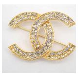 Chanel Coco Button Brooch