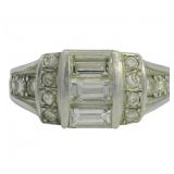 Platinum 1.00 ct Natural Brilliant VS Diamond Ring