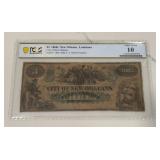 1863 New Orleans $3 Bank Note