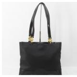 Versace Sunburst Leather Tote Bag
