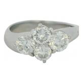 Platinum 1.50 ct Natural VS Diamond Ring
