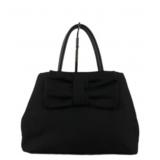 PRADA  Tessuto Ribbon Tote Bag (Black)