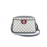 Gucci GG Supreme Leather Shoulder Bag
