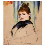 Young Woman  Canvas by Pierre Auguste Renoir
