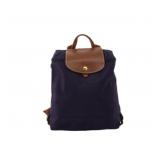 Longchamp Purple & Brown Backpack