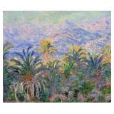 Palm Trees in Bordighera Canvas by Claude Monet