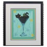 O'love My Martini Hand Signed Giclee by IVY LOWE