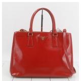 Prada Saffiano Patent Shoulder Bag