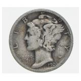 1920 Mercury Silver Dime