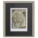 Moses & His Tablet Framed Giclee by Marc Chagall