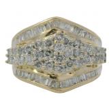 10kt Gold 1.30 ct Natural Brilliant Diamond Ring