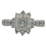 Platinum 4/5 ct Natural VS Brilliant Diamond Ring