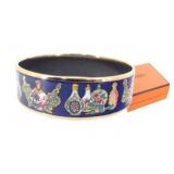 Hermes Enamel Pottery Bangle Bracelet