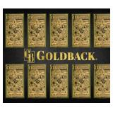 $1 - 1/1000 oz Gold Gold Back Wyoming Alt Currency