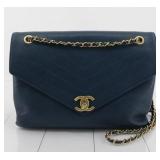 Chanel V-Stitch Leather Shoulder Bag