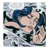 Roy Lichtenstein- Drowning Girl