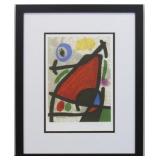 Composition Framed Giclee by Joan Miro