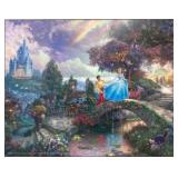Disney Cinerella Wish Upon a Dream Kinkade Studios
