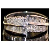 Platinum 1.08 ct Natural VS Diamond Ring