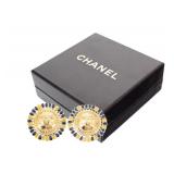 Chanel Coco Mark Clip-on Earrings