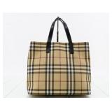 Burberry Nova Check PVC Tote Bag