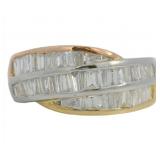 18k Gold/Platinum 1.00 ct Natural VS Diamond Ring