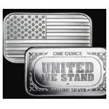 One Ounce: .999 Fine Silver Bar