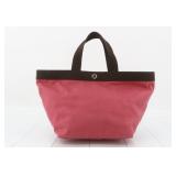 Herve Chapelier Leather Tote Bag