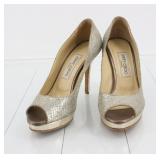Jimmy Choo Open Toe Pumps Size 38