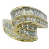14kt Gold 1.00 ct Natural Brilliant Diamond Ring