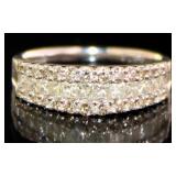 Platinum 1.00 ct Natural Diamond Ring