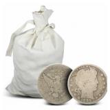 Mixed Date: 1892-1916 Barber Silver Quarters