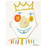 Le Clown Large Canvas Giclee by Pablo Picasso