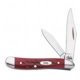 Case XX Peanut Red Pocket Worn Knife