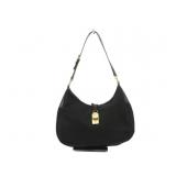 PRADA Black Nylon Cleo Shoulder Bag